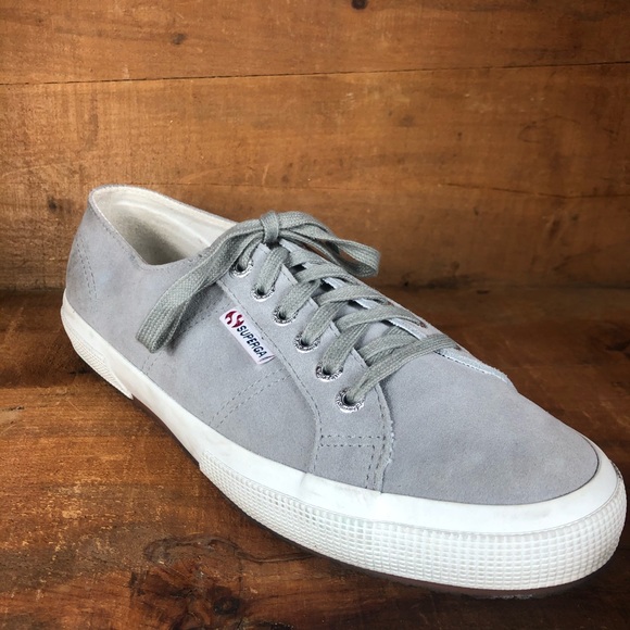 🔥Superga | Gray Suede Lace Up Sneakers - Picture 3 of 6